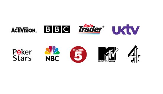 Media and Entertainment client logos