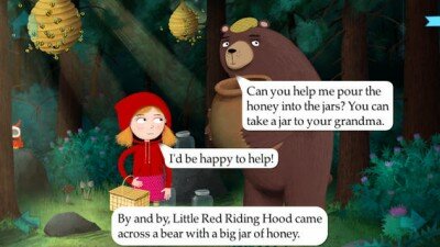 red riding hood app 400x225 Children and Mobile Media