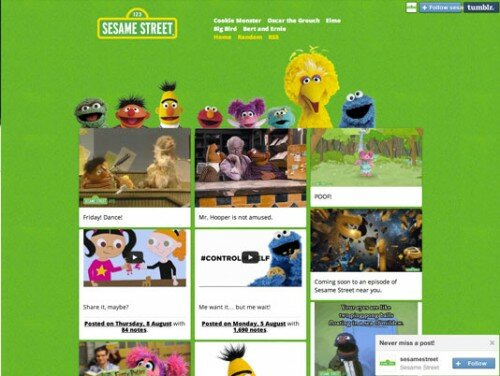 Sesame Street Tumblr